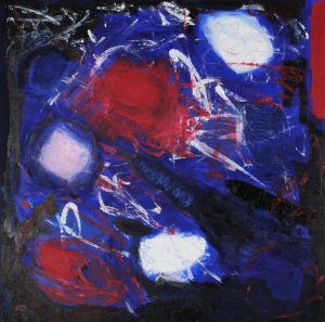 Blue Series Untitled V 70cm x 70cm Acrylic 2017 £600